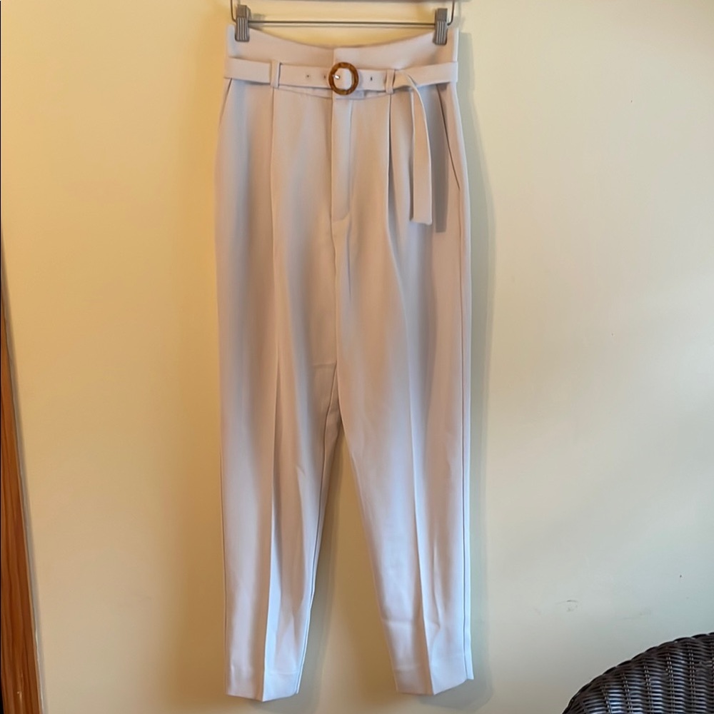 High rise trousers